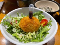酥炸猪肉裹温泉蛋-胜博殿日式炸猪排(侨福芳草地店)