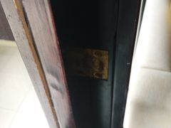 客厅与厨房门没有办法关上-上海棕榈滩海景酒店