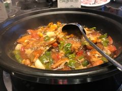 青椒鸡煨紫花菌-黔蘑菇四季餐厅(观山湖店)