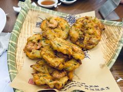 油炸虾饼-渔满仓海鲜渔家(象山二店)
