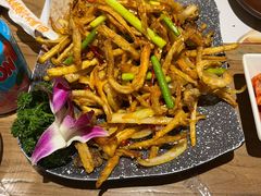 干煸茶树菇-冰川冷面·延边菜·炭烤串(观前店)