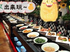自助调料区-豪食披萨烤肉自助(保定商场店)