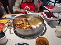 鲜牛杂鸳鸯锅-左庭右院鲜牛肉火锅(环球港店)