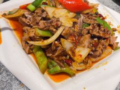 火爆腰花-华盛园卷子王农家菜水库鱼