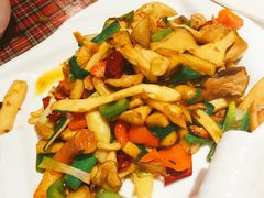 芽菜炒杂菌-玉桥餐厅(天坛店)