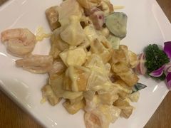 菠萝油条虾-粤仔湾砂锅粥(滨湖万达店)