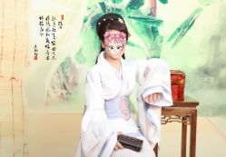 -后宫·古装汉服京剧儿童亲子全家福摄影