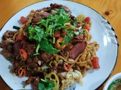 牛肉香肠炒面-荣荣面馆(丹溪大道店)