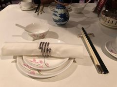 餐具摆设-香港喜来登酒店天宝阁