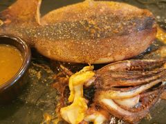 烤全鱿鱼-萨莉亚意式餐厅(新洲家乐福店)