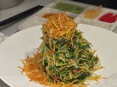 巧拌豆苗-四季民福烤鸭店(王府井东安门店)