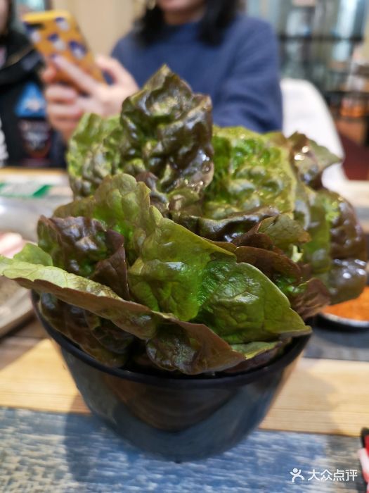 盛京石板煎肉店东北生菜图片