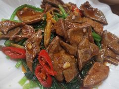 菠菜猪肝-聪辉同安老美食饭店(大元路店)