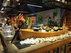 自助取餐区-OPEN開全日自助餐厅·牛肉火锅·海鲜(佛山希尔顿酒店)