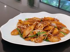 豉油皇炒猪肠粉-花城苑广府菜(海心沙店)