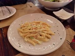 三文鱼芦竹笋奶油面-Hostaria Bar维他餐吧·意大利西餐厅·牛排馆