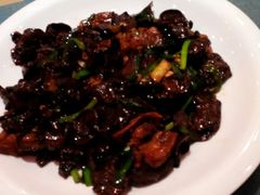 崂山菇炒肉-粥全粥到