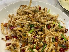 干炸茶树菇-老四川平头酸菜鱼(衙前店)