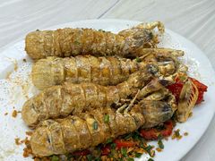 椒盐濑尿虾-凤城康记饭店