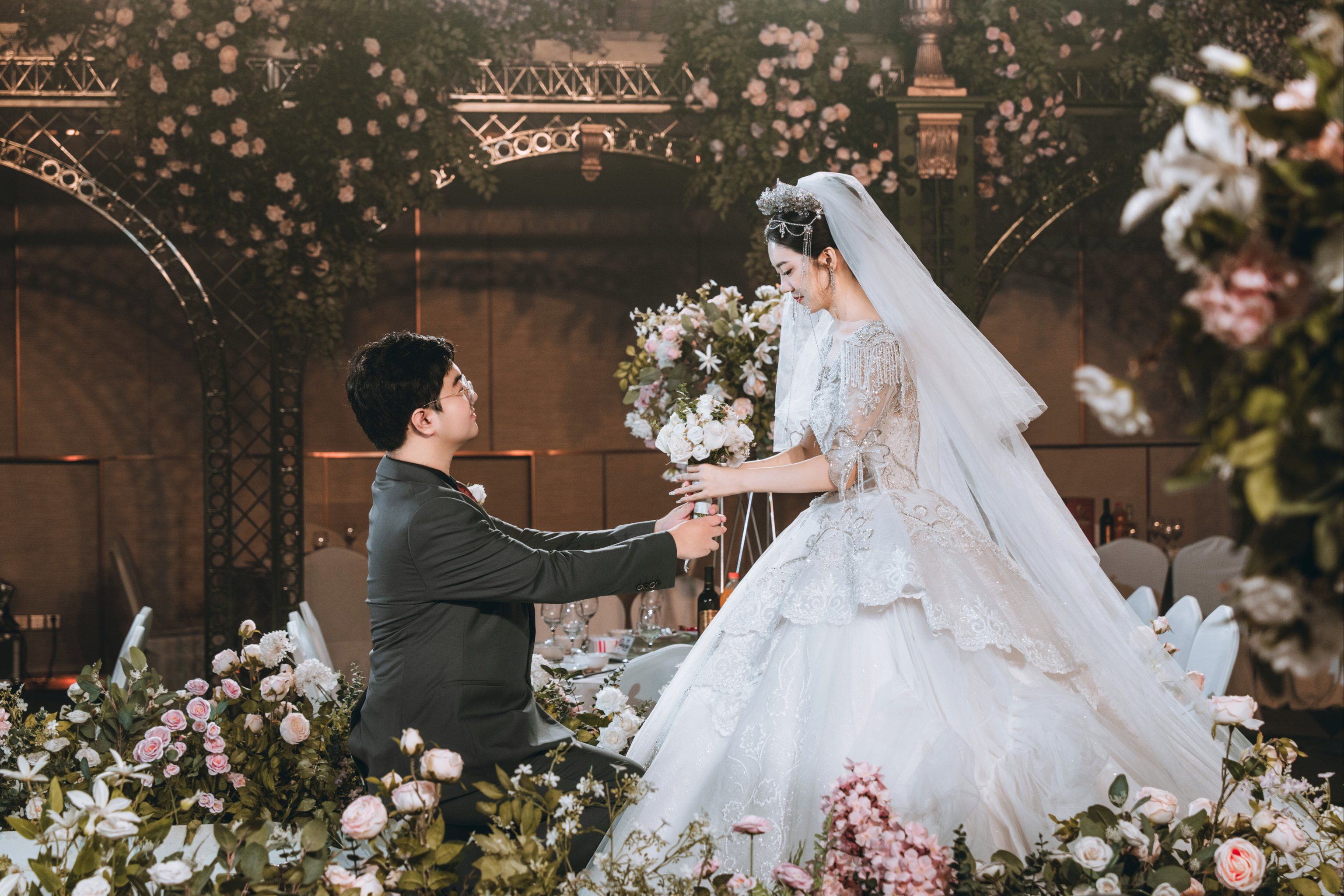 婚礼现场浪漫满分