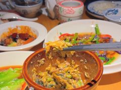 皮蛋辣椒擂茄子-小放牛炒菜馆(华北商厦店)