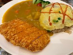 咖喱猪排蛋包饭-香港新记茶餐厅(湖墅南路店)