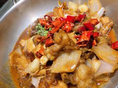 红颜馋嘴牛蛙锅-蜜桃花开·中西融合菜E&W(南长街店)