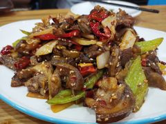 爆炒羊头肉-西北朗益和穆斯林餐厅