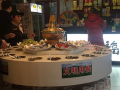 自助取餐区-正福居老北京正宗铜锅泉水涮肉(彰化路店)
