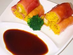 鲜虾紫米脆皮肠-船说茶点粤菜(海上世界店)