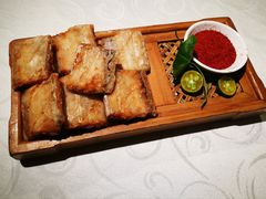 蒜香炸带鱼-汉唐宴长安食府