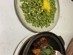 咸蛋四季豆-鹿港小镇(滨北店)