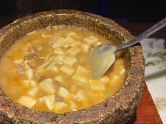 石锅鸡汤豆腐-绿茶餐厅(乐峰广场店)