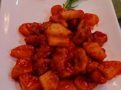 菠萝咕噜肉-长春观斋补堂素菜馆