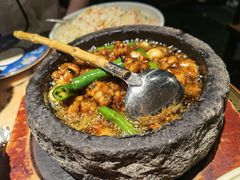 石锅杭椒牛蛙-桂满陇-西湖船宴(西单大悦城店)