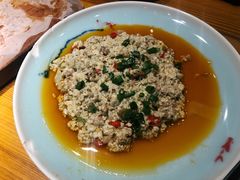 肉末炒臭豆腐-丁记盐蘸牛肉·新杭菜(河东路店)