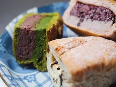 抹茶奶酥红豆面包-谷艺烘焙