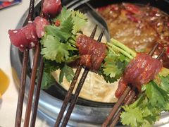 香菜牛肉-钢管厂五区小郡肝串串香火锅(人民广场店)