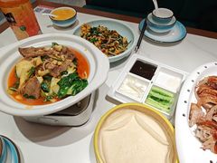 菜心烧牛肉-东流山烤鸭·家常菜(雨山龙湖店)