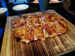 海鲜煎饼-雾山韩式烤肉·海南糟粕&椰子鸡火锅·海景餐厅(三亚绿发山海天JW万豪酒店)
