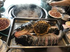 -姥家大锅台水库渔家