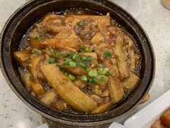 鱼香茄子饭-明园茶餐厅(沙头角店)