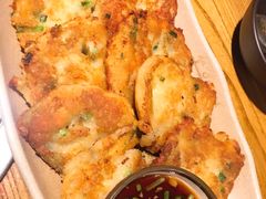 土豆饼-包装马车·韩国料理·포장마차