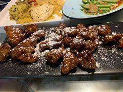 雪花糖醋里脊-绿茶餐厅(松江万达店)