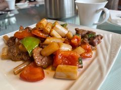 藕芽炒牛肉-霁云上院餐厅