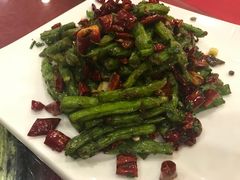 干煸豆角-大眼锅贴水饺(河东店)