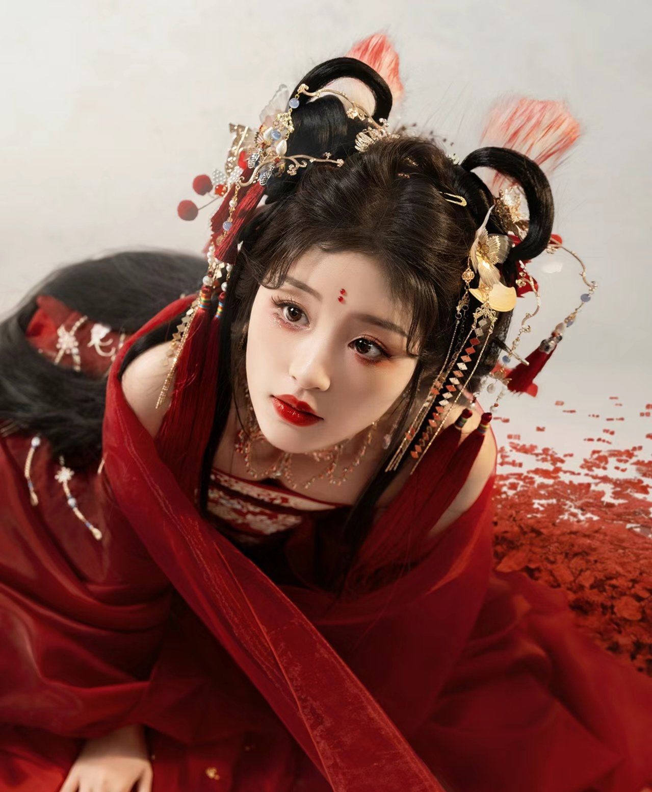 古风美女红衣梦