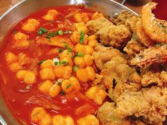 必点炸鸡翅配年糕-HOTISLAND海鸡岛·韩国料理(江南西店)