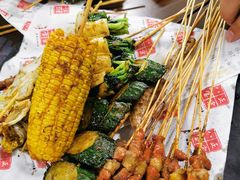 烤玉米-正宗八宝冰饭·非遗冰饭·烧烤(奎桥店)