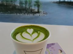 热抹茶拿铁-Manner Coffee(凌空SOHO店)
